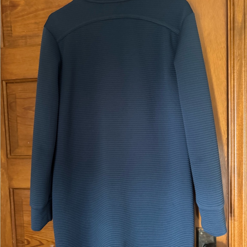 MPG Deep Blue Ribbed Jacket - Picture 2 of 4
